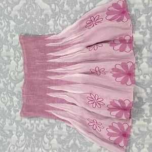 SDI Pink sleeveless top or skirt One Size